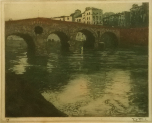 Fritz Thaulow The Verona Bridge